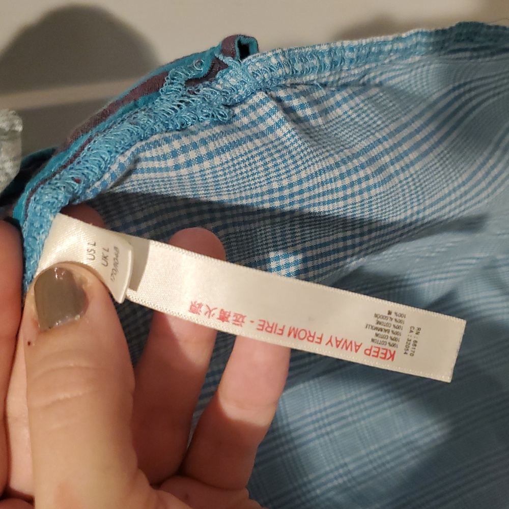 Oversized Cotton Patchwork Button-Down - image 5